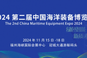 2024中国海洋装备博览会亮相福州，附时间+地址+门票